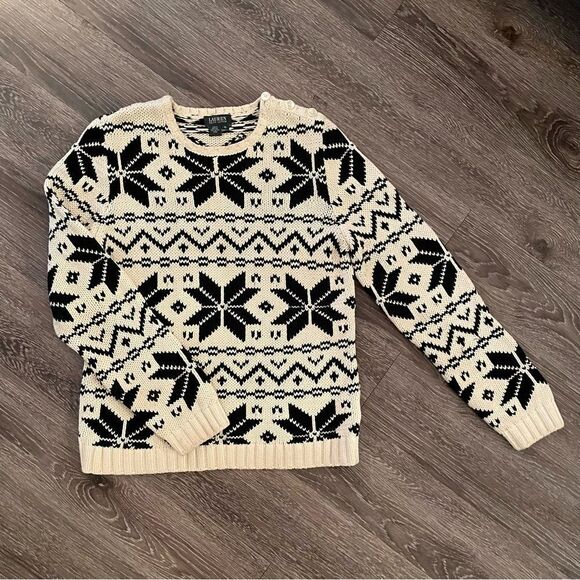 Lauren Ralph Lauren fair isle sweater - Picture 1 of 8